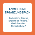 Anmeldung Ergänzungsfach